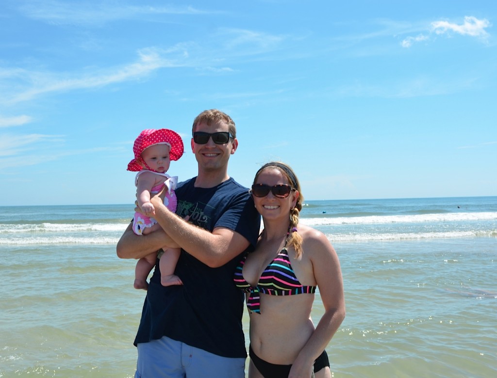 First family beach trip!